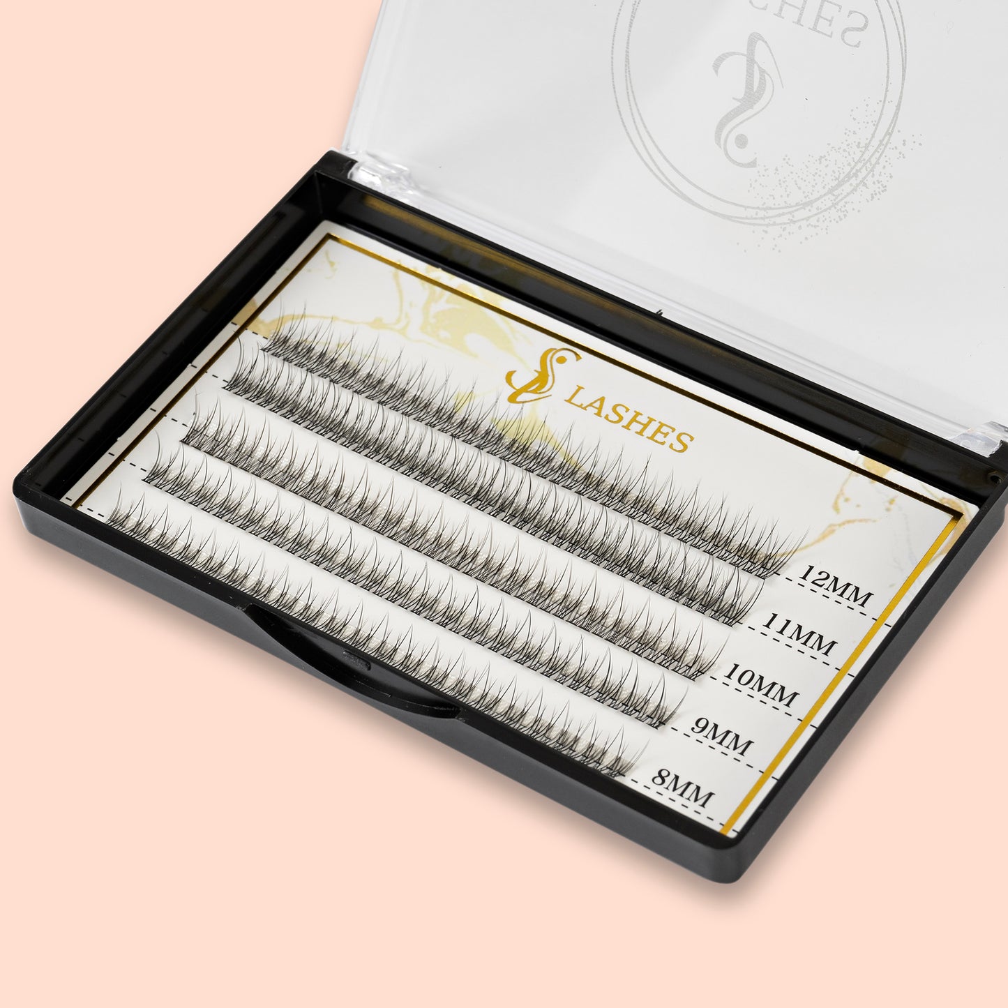 Natural C curl DIY lash extensions 8mm-12mm