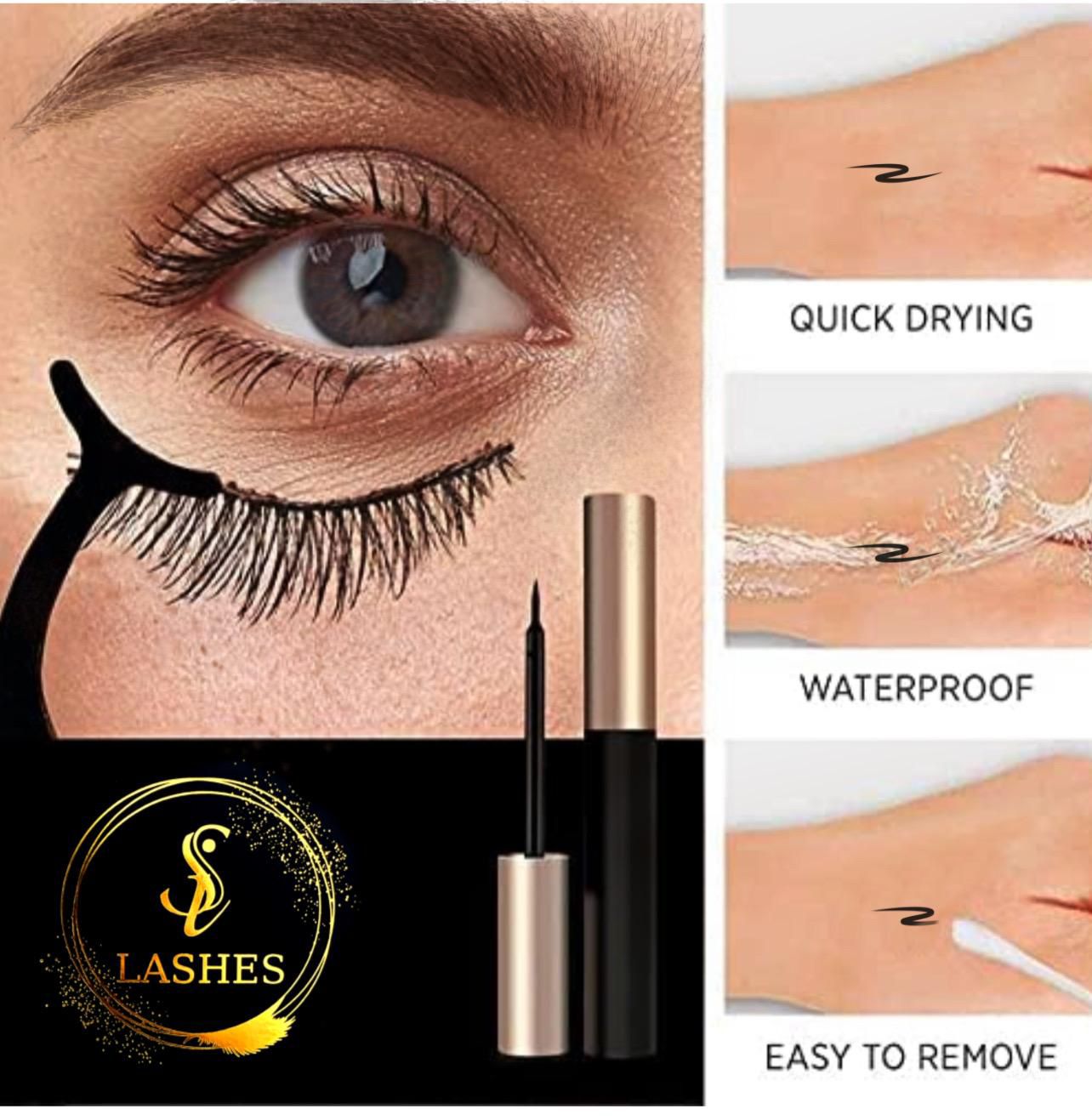SILASHES 5 Pairs Magnetic Eyelashes & Eyeliner “Chelsea" Kit