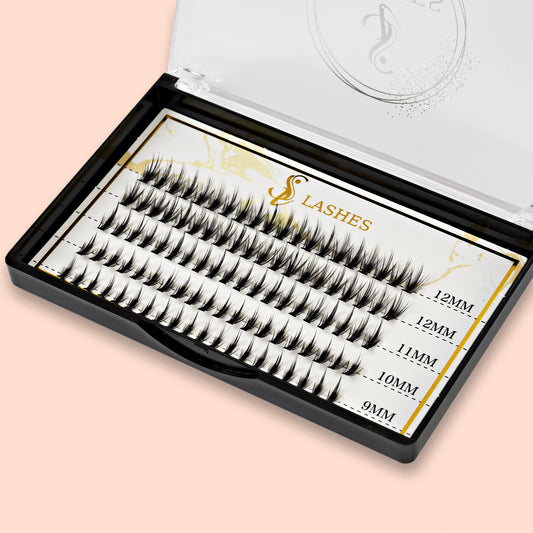 Wispy C curl DIY lash extensions  9mm-12mm