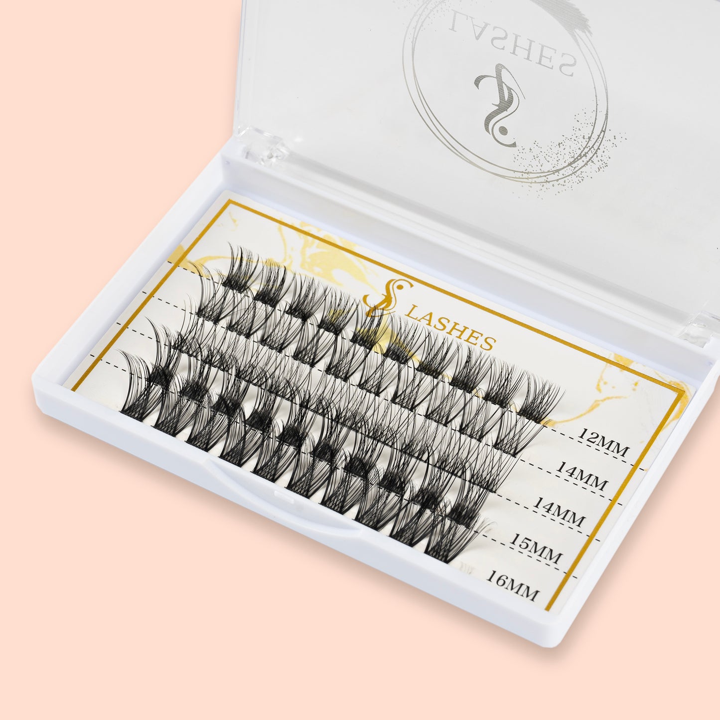 Russian D curl DIY lash extensions 12mm-16mm